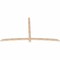 Ekena Millwork Bellingham Smooth Timber Gable Bracket, Douglas Fir, 96"W x 56"H x 1 1/2"D x 3 1/2"F, 14/12 Pitch GBW096X56X0204BEL00SDF - alternate 2
